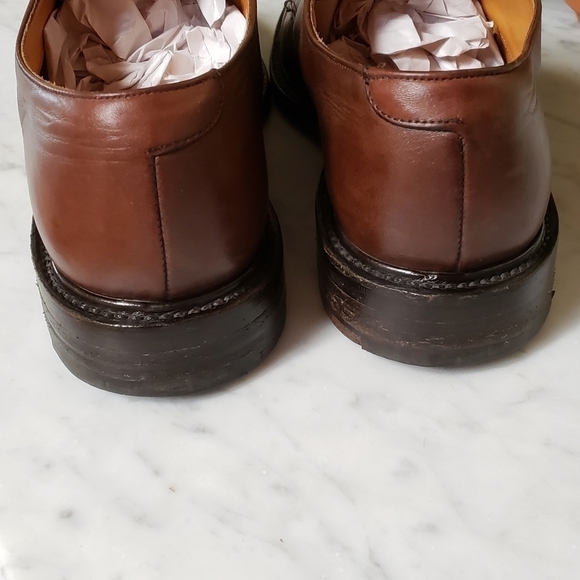 men's Grensen Handcrafted Leather Dress Shoes England Groom Barney's New York. - Picture 7 of 7
